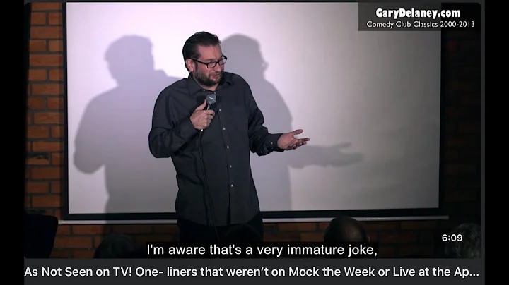 As Not Seen on TV: Gary Delaney one-liners that we...