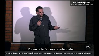 As Not Seen on TV: Gary Delaney one-liners that weren