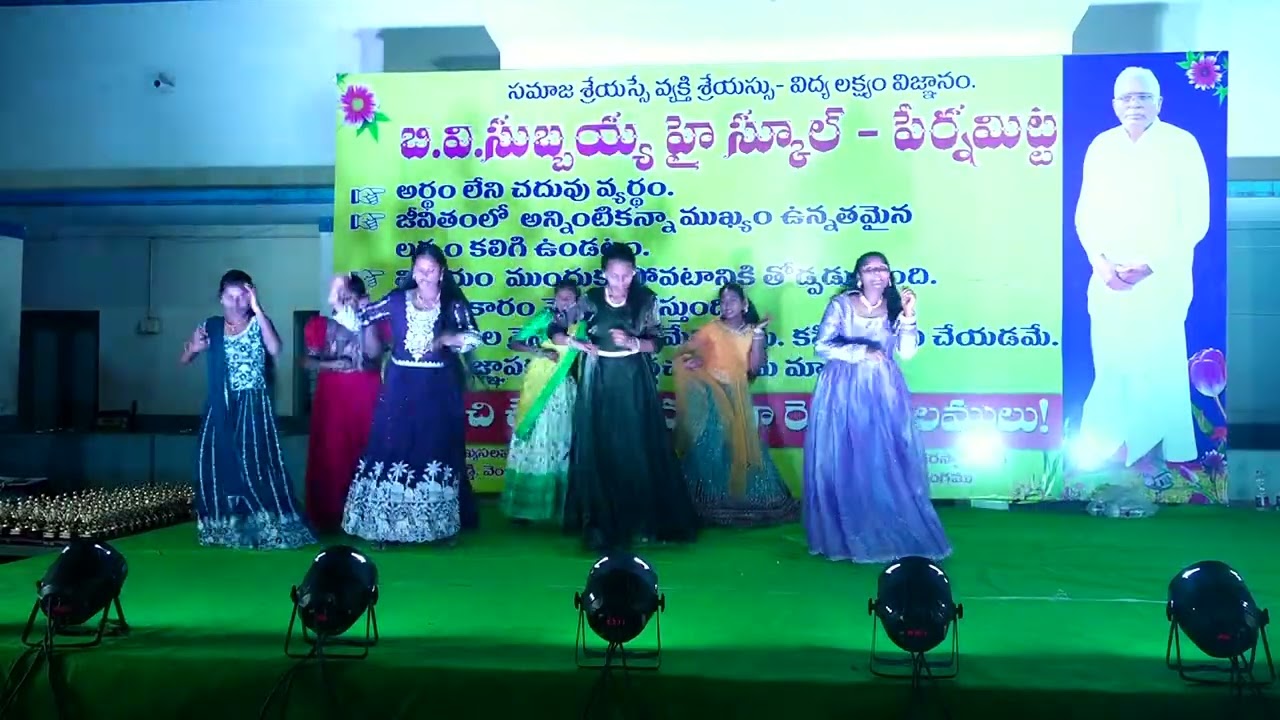 #10th class farewell function 2025-26 dance at B.V.Subbaiah high school