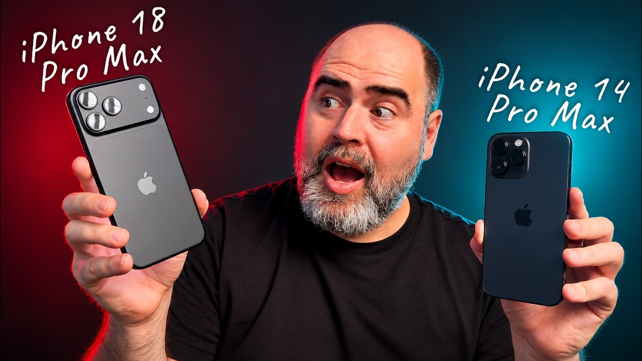 iPhone 18 Pro Max vs 14 Pro Max. No esperaba esto!