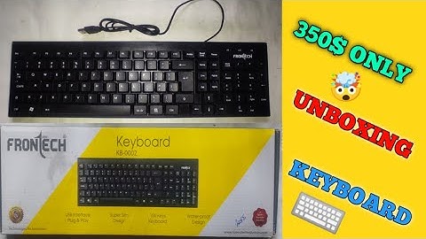 Frontech Keyboard Unboxing || Keyboard ⌨️ Unboxing Under 500 || 🤯🤯🤯