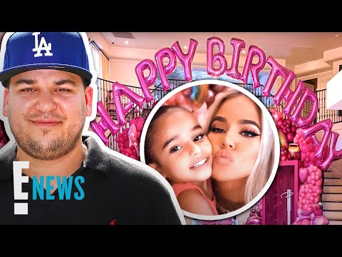 See Rob Kardashian at Daughter Dream's 5th Birthday Party | E! News