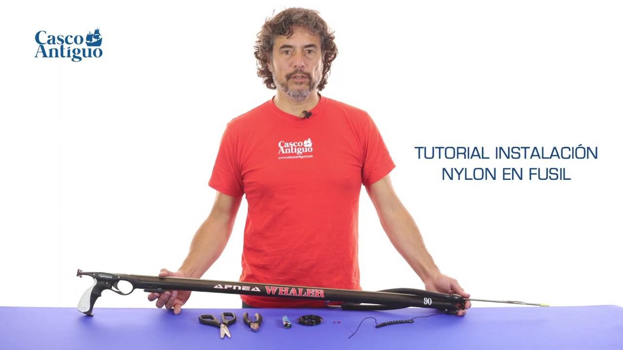 Tutorial montaje nylon (cabo) en fusil - www.cascoantiguo.com