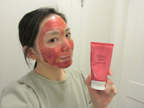 Hende selv ganske enkelt Nedrustning SHISEIDO WASO PURIFYING PEEL OFF MASK FIRST IMPRESSION! - LindaYoung -  YouTube