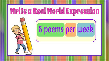 Translate Words into a Mathematical Expression | 6.EE.B.6 💜💙