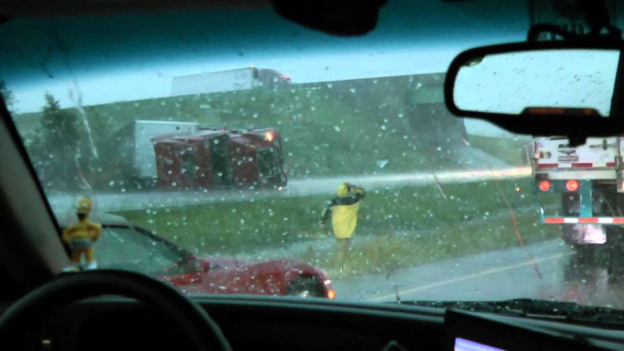 Moments after the tornado in Joplin, MO, May 22, 2011
