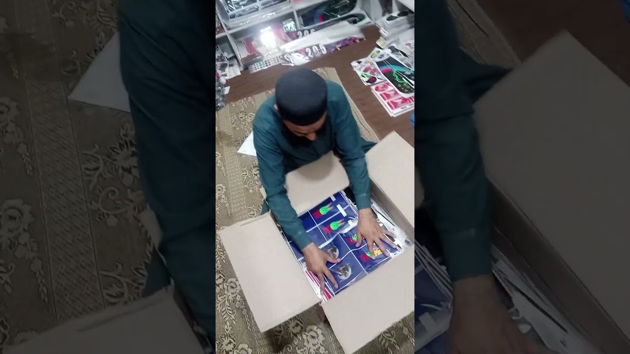 Cotton packing video | rashid Decoration sticker multan wholesale 