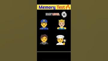 Memory Test 🧠 || riddles and puzzles for brain test || #shorts #quiztime #emojichallenge