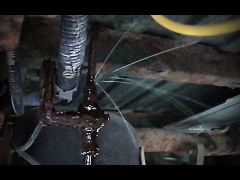 replacing-steel-brake-line-with-copper-brake-line---bleeding-brakes---1999-chevy-silverado