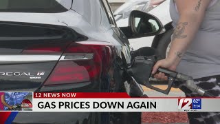 Gas prices drop more than a dime in RI, MA