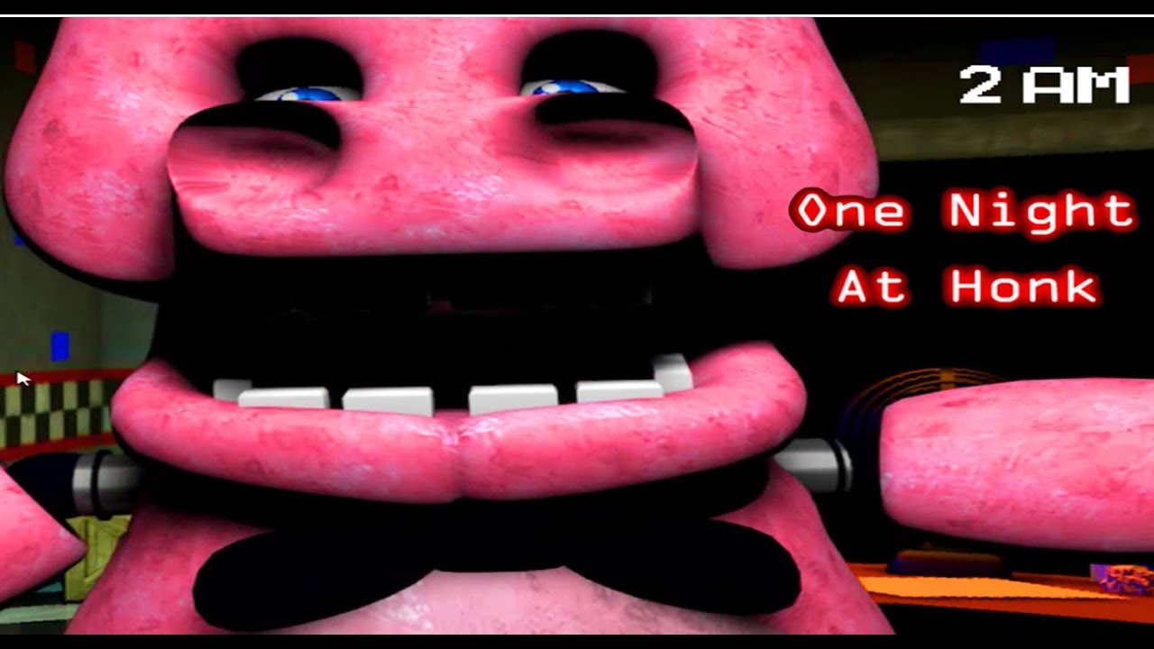 SCHWEIN MUSS MAN HABEN! | ONE NIGHT AT HONK | LET'S PLAY FNAF FANGAME | FACECAM