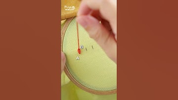 [Lazy daisy] Hướng dẫn chi tiết cách thêu mũi Lazy Daisy  #embroidery #handmade #diy