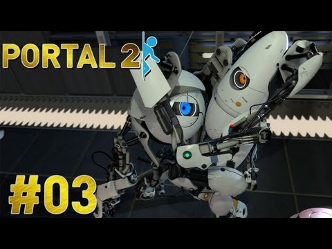 Portal 2 Co-Op #03 Mit Fallgeschwindigkeit ins Verderben - Portal 2 Co-Op Let's Play