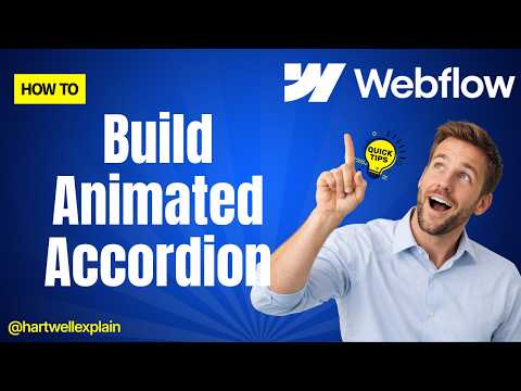 How to Build an Animated Accordion in Webflow [IX3 Tutorial]
