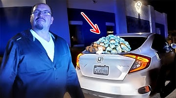 Convicted Felon Pulled Over w/ 40 lbs of Meth and Gun. BODYCAM