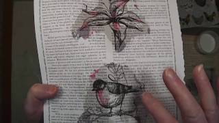 Napkin Decoupage Technique Trial