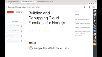 [Fixed] Building and Debugging Cloud Functions for Node.js || #qwiklabs || #GSP880 ||