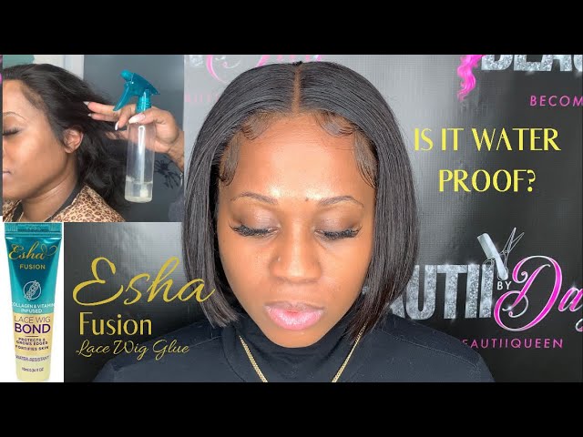 Esha Fusion Lace Wig Glue, Is It really Waterproof? 