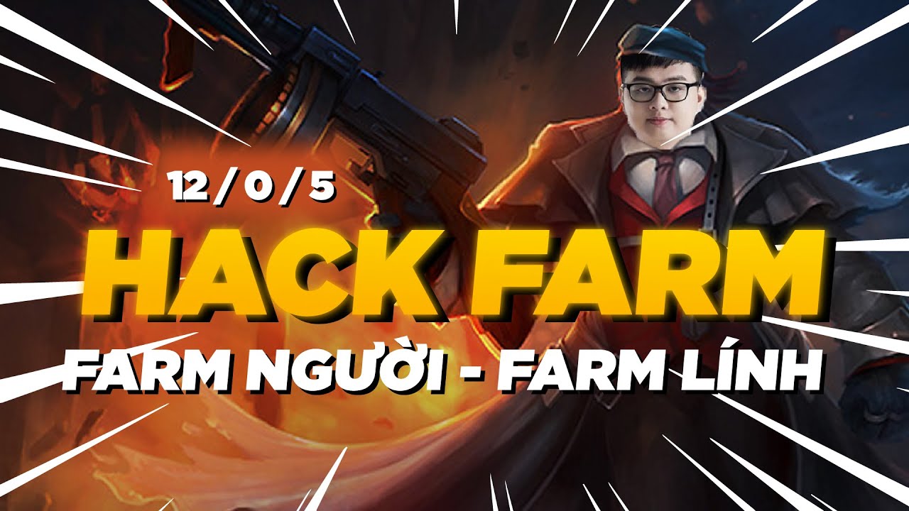 SOFM GRAVES HACK FARM - FARM GẤP 5 LẦN PYOSIK - FARM CẢ NGƯỜI LẪN LÍNH | GRAVES 1 SHOT 1 KILL