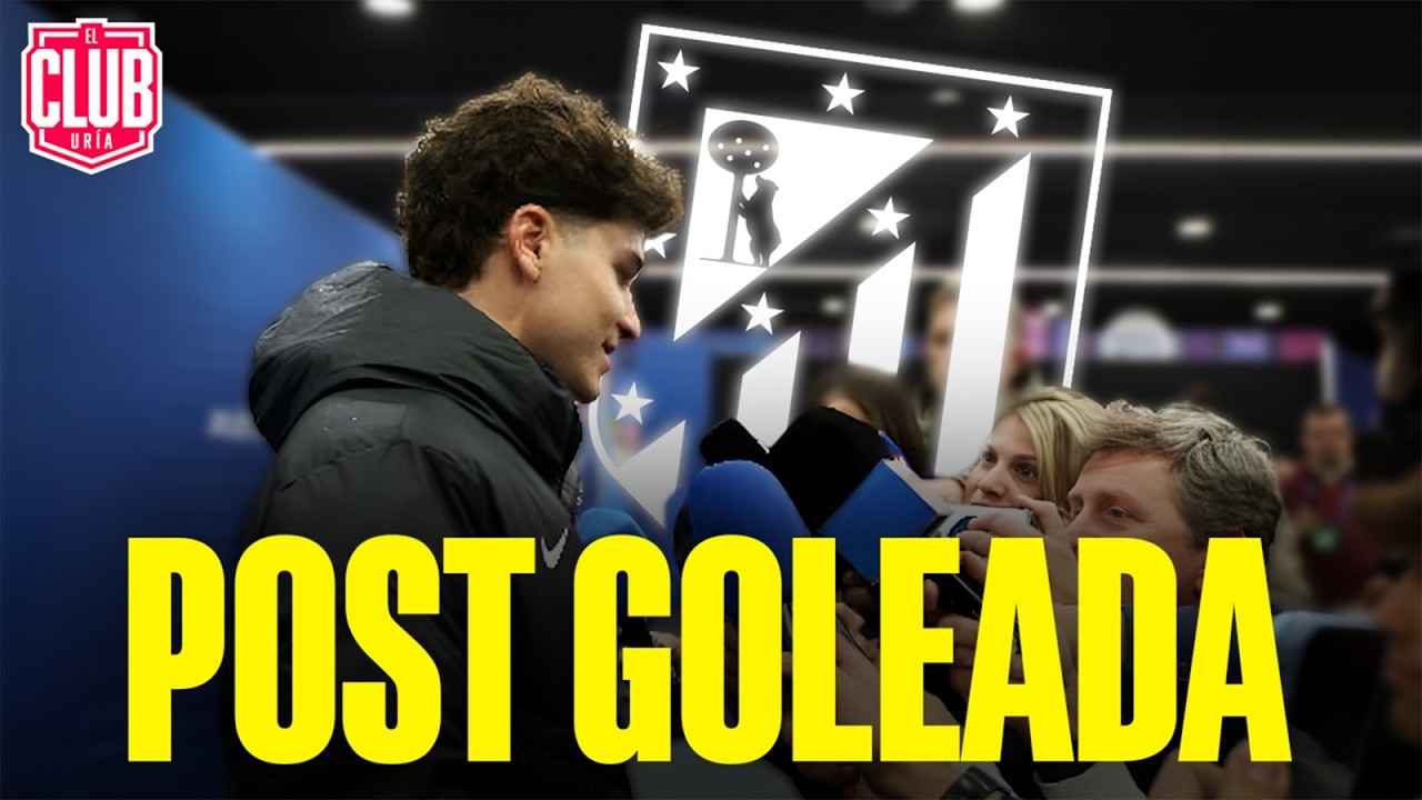 J.ÁLVAREZ, GRIEZMANN y GIULIANO HABLAN tras el 5-2 al TOTTENHAM