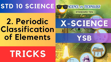 Tricks Periodic Classification of Elements 10th Science 1 | Maharashtra State Board Science Std 10th