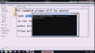How to hide file inside an image (file binding) .