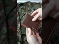 自衛隊用の身分証ケース作ってみた #leathercraft #レザークラフト