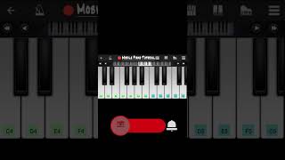 Maine Payal Hai Chhankai Song | Easy Mobile Perfect Piano Tutorial | Hindi Music| Walkband App