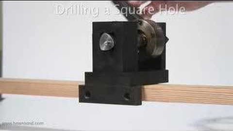 Drilling a square hole! (www.howround.com)
