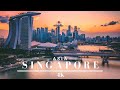 Singapore drone 4k  walking in singapore cinematic drone footage