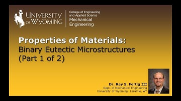 5.3b: Phase Diagrams (Binary Eutectic Microstructures - Part I)