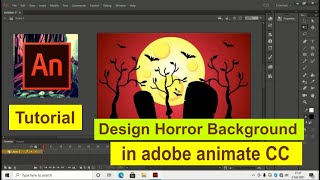 Tutorial Design Horror Background in Adobe Animate CC | Bahasa Indonesia