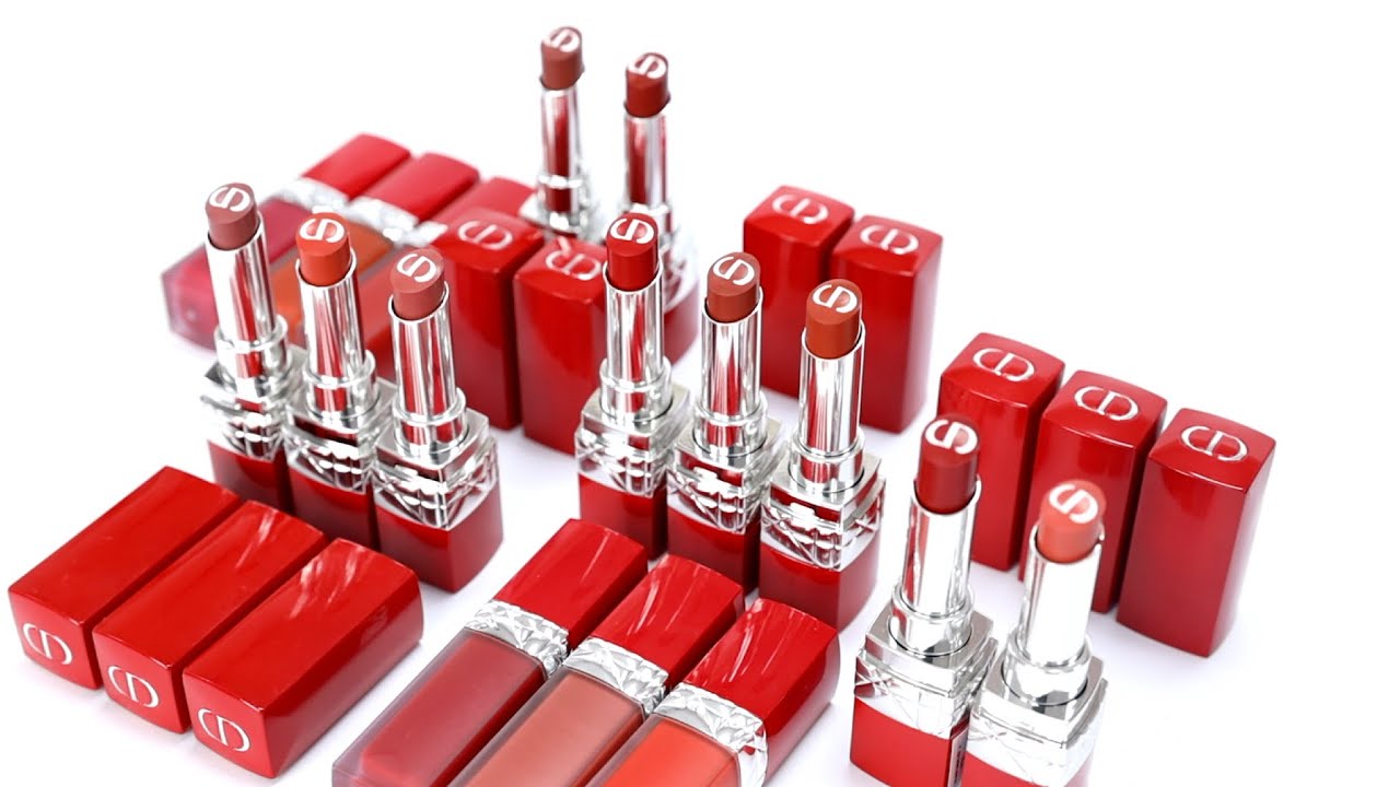 Dior Ultra Daring 755 Rouge Dior Ultra Rouge Lipstick Review  Swatches