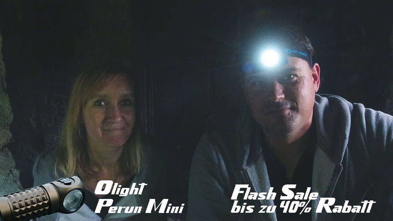 Olight Perun Mini | Blitz Sale | und Lampen Test im Bergwerksstollen | Mr. & Mrs. Lost