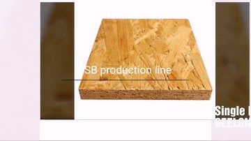 OSB production line,OSB making machine,single layer OSB production line