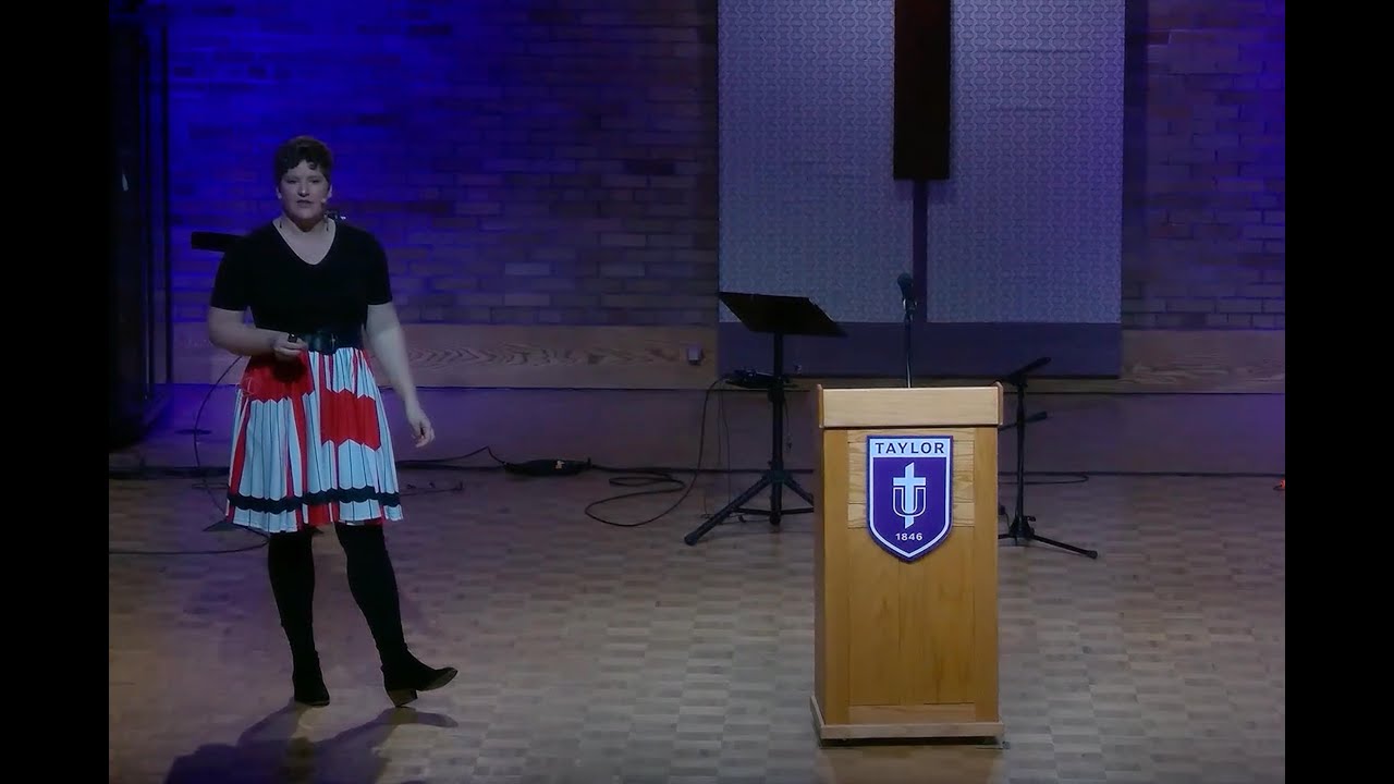 Taylor University Chapel - Dr. Katrina Koehler - April 8, 2024 - YouTube