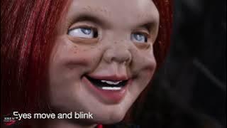 3.5 ft Animated Chucky Doll Halloween Animatronic :Home Depot Halloween 2024 #homedepothalloween2024