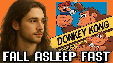 Fall Asleep While I Play Donkey Kong Arcade Games | Rain + Soft Commentary For Sleep