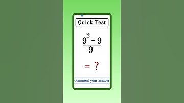 MATH QUIZ : MATH TEST: SOLVE IT : CLASS 9 : MATHS : :#maths   #class9   #cbse #mathstricks