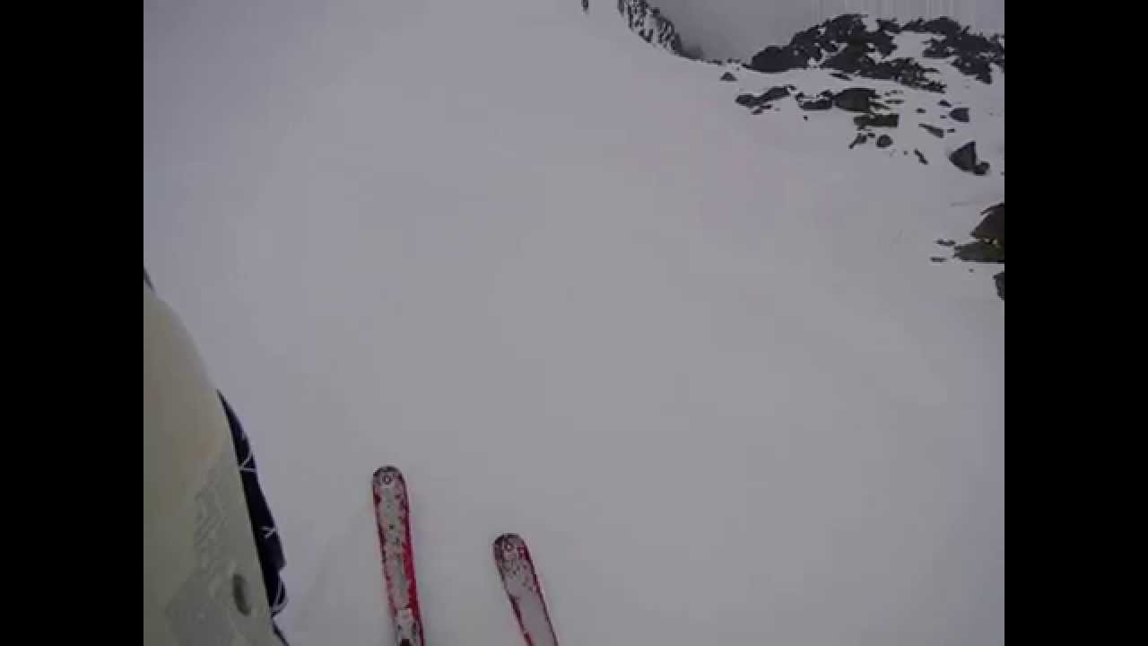 Descente du couloir de casserousse [Chamrousse]