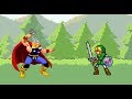 Link vs thor  legend of zelda vs marvel