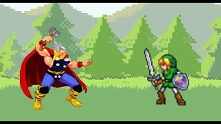 Link vs Thor - Legend of Zelda vs Marvel