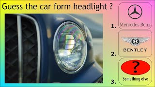 Car quiz | guess the car from headlights