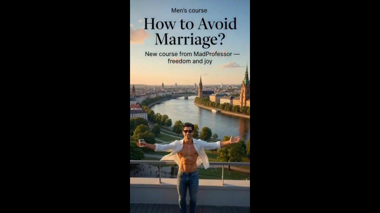 How to Avoid Marriage - New Men's Course 2026 by MadProfessor — Freedom and Joy