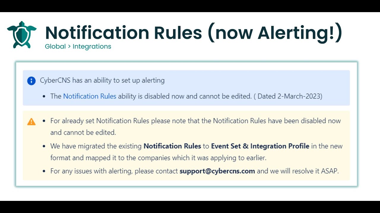 Notification Rules Alerting YouTube Notification Rules Alerting YouTube