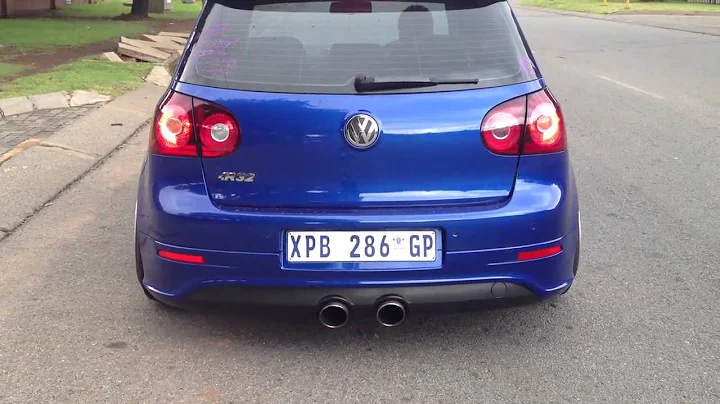 VW Golf R32 Milltek Non-Resonated (louder)