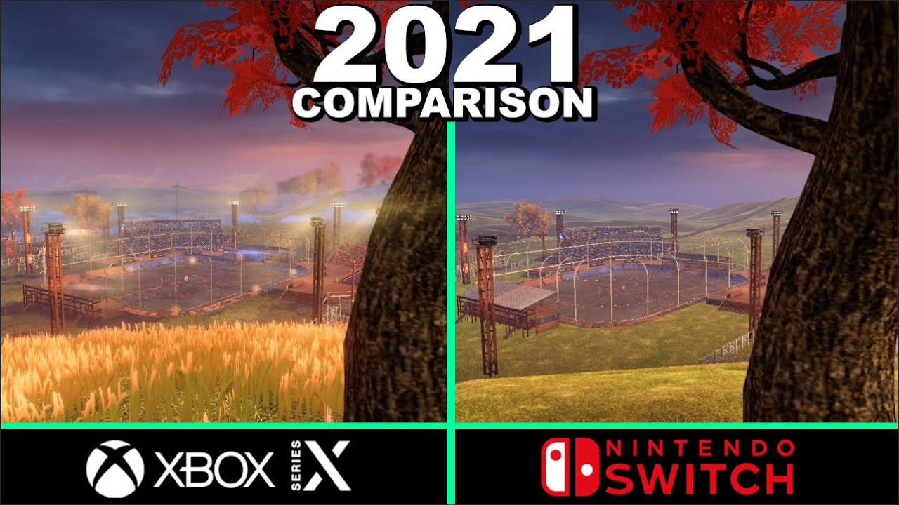 Rocket League Switch Vs Xbox Series X Comparison (2021) - YouTube