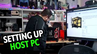 3 Gaming PCs = INSANE Streaming Setup?! | AEXPXO RTX 5060 Setup (Playcast Host Build)