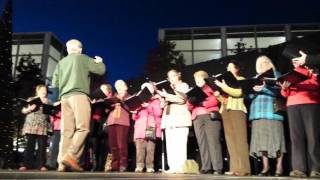 Danesborough Chorus at the Milton Keynes Christmas Lights switch on 2015