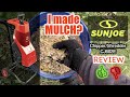 Review of sun joe cj602e 15amp electric wood chipper